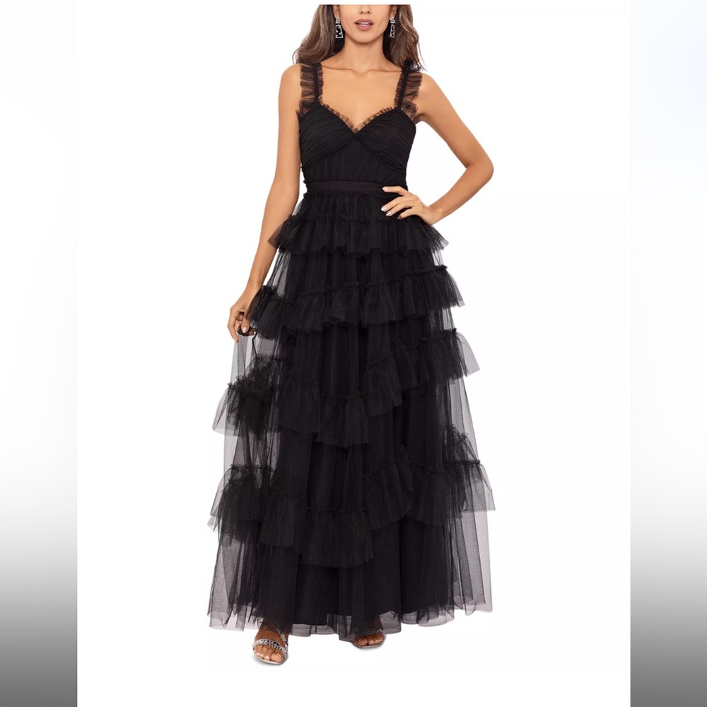 Worn once wedding guest ruffle dress size 8